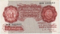 Bank Of England 10 Shilling Notes Britannia 10 Shillings, from 1955